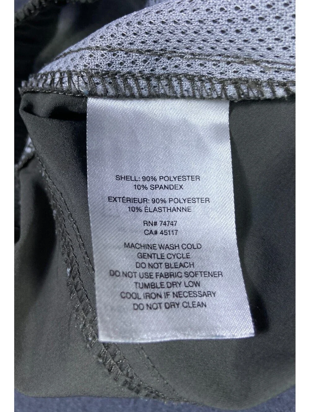 World Wide Sportsman Shorts Mens Large Grey / Green Fishing Elastic Waist Hiking
